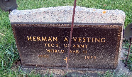 VESTING, HERMAN A - Bremer County, Iowa | HERMAN A VESTING 