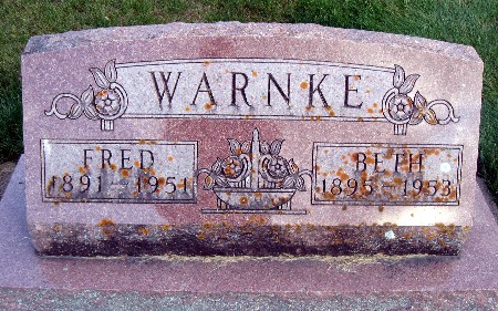 WARNKE, FRED - Bremer County, Iowa | FRED WARNKE 