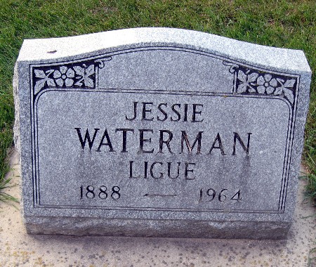 LIGUE WATERMAN, JESSIE - Bremer County, Iowa | JESSIE LIGUE WATERMAN 