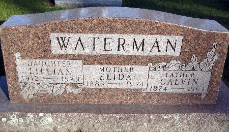 WATERMAN, ELIDA - Bremer County, Iowa | ELIDA WATERMAN 