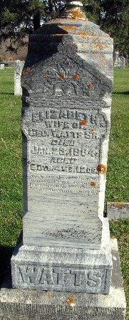 WATTS, ELIZABETH - Bremer County, Iowa | ELIZABETH WATTS 