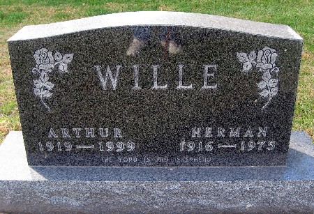 WILLE, ARTHUR - Bremer County, Iowa | ARTHUR WILLE 