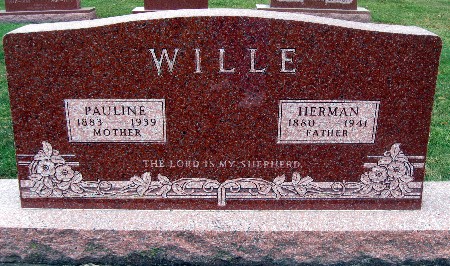 WILLE, PAULINE - Bremer County, Iowa | PAULINE WILLE 