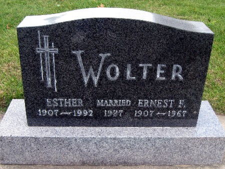 WOLTER, ERNEST F - Bremer County, Iowa | ERNEST F WOLTER 