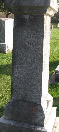 ZANDER, JOACHIM - Bremer County, Iowa | JOACHIM ZANDER 