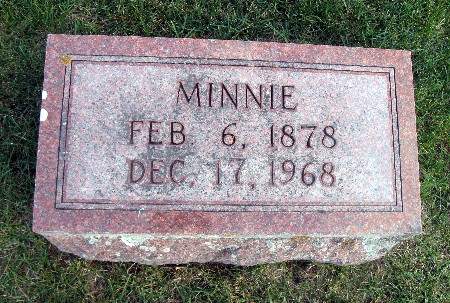 ZANDER, MINNIE - Bremer County, Iowa | MINNIE ZANDER 