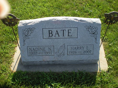 BATE, NADINE - Buchanan County, Iowa | NADINE BATE 