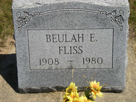 FLISS, BEULAH - Buchanan County, Iowa | BEULAH FLISS 