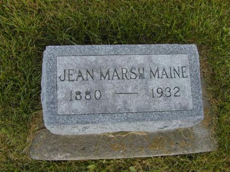 MARSH MAINE, JEAN - Buchanan County, Iowa | JEAN MARSH MAINE 