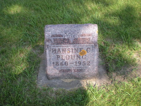 PLOUNG, HANSINE - Buchanan County, Iowa | HANSINE PLOUNG 