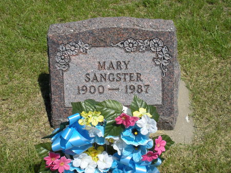 SANGSTER, MARY - Buchanan County, Iowa | MARY SANGSTER 