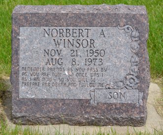 WINSOR, NORBERT ARNOLD - Buchanan County, Iowa | NORBERT ARNOLD WINSOR 