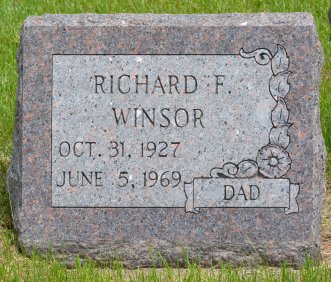 WINSOR, RICHARD FLOYD - Buchanan County, Iowa | RICHARD FLOYD WINSOR 