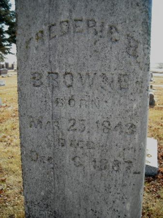 BROWNE, FREDERIC B. - Buena Vista County, Iowa | FREDERIC B. BROWNE 