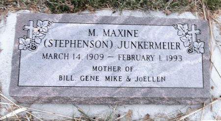 JUNKERMEIER, MYRTLE MAXINE - Buena Vista County, Iowa | MYRTLE MAXINE JUNKERMEIER 