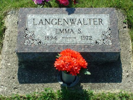 BRESS LANGENWALTER, EMMA S. - Buena Vista County, Iowa | EMMA S. BRESS LANGENWALTER 