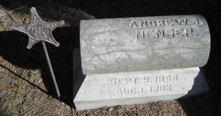 MENSER, ANDREW JACKSON - Buena Vista County, Iowa | ANDREW JACKSON MENSER 