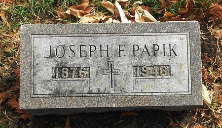PAPIK, JOSEPH FRANK - Buena Vista County, Iowa | JOSEPH FRANK PAPIK 