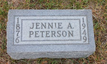 PETERSON, JENNIE A - Buena Vista County, Iowa | JENNIE A PETERSON 