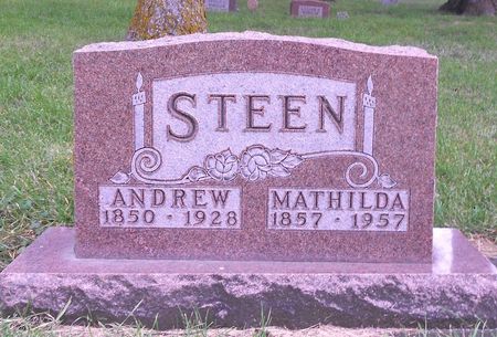 STEEN, MATHILDA AUGUSTA - Buena Vista County, Iowa | MATHILDA AUGUSTA STEEN 