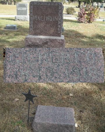 WALDRON, GILBERT O. - Buena Vista County, Iowa | GILBERT O. WALDRON 