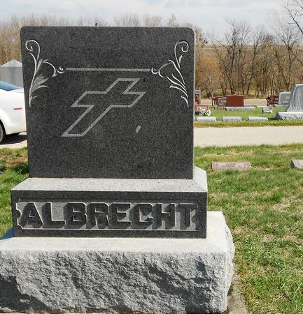 ALBRECHT, FAMILY MEMORIAL - Calhoun County, Iowa | FAMILY MEMORIAL ALBRECHT 