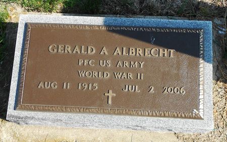 ALBRECHT, GERALD A - Calhoun County, Iowa | GERALD A ALBRECHT 