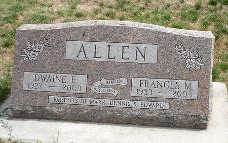 PATTERSON ALLEN, FRANCES MERLENE - Calhoun County, Iowa | FRANCES MERLENE PATTERSON ALLEN 