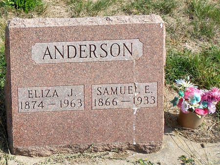 ANDERSON, SAMUEL E - Calhoun County, Iowa | SAMUEL E ANDERSON 