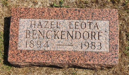 ROCHHOLZ BENCKENDORF, HAZEL LEOTA - Calhoun County, Iowa | HAZEL LEOTA ROCHHOLZ BENCKENDORF 