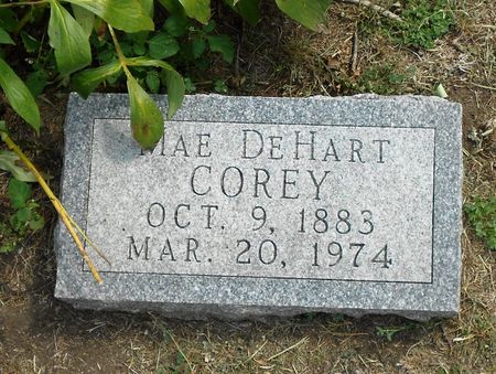 COREY, MAE ELIZABETH - Calhoun County, Iowa | MAE ELIZABETH COREY 