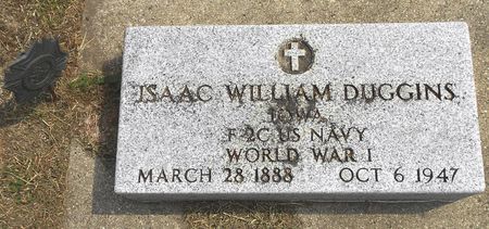DUGGINS, ISAAC WILLIAM - Calhoun County, Iowa | ISAAC WILLIAM DUGGINS 