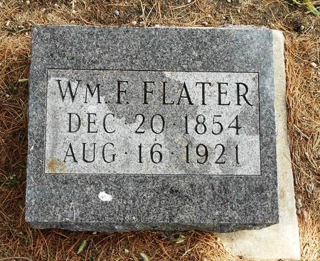 FLATER, WILLIAM F - Calhoun County, Iowa | WILLIAM F FLATER 
