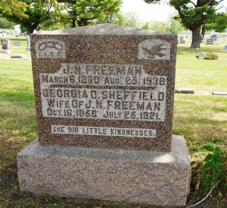 FREEMAN, GEORGIA O - Calhoun County, Iowa | GEORGIA O FREEMAN 