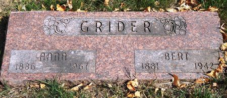 GRIDER, BERT H - Calhoun County, Iowa | BERT H GRIDER 