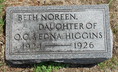 HIGGINS, BETH NOREEN - Calhoun County, Iowa | BETH NOREEN HIGGINS 
