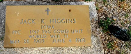 HIGGINS, JACK KENNETH - Calhoun County, Iowa | JACK KENNETH HIGGINS 