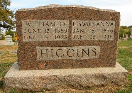 HIGGINS, WILLIAM ORVILLE - Calhoun County, Iowa | WILLIAM ORVILLE HIGGINS 