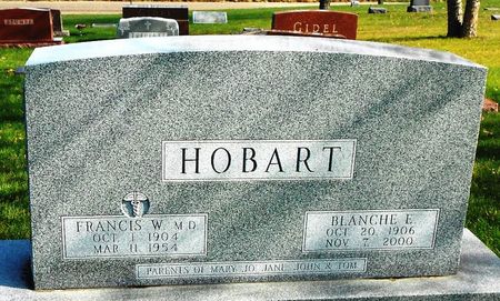 HOBART, BLANCHE E - Calhoun County, Iowa | BLANCHE E HOBART 