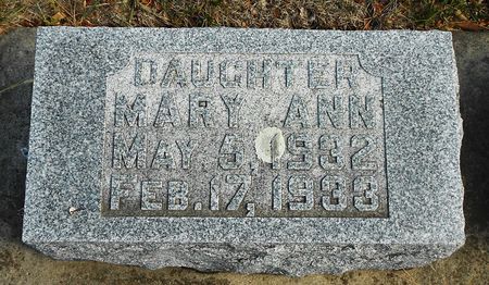 HOBART, MARY ANN - Calhoun County, Iowa | MARY ANN HOBART 