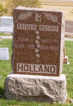 HOLLAND, JOHN T - Calhoun County, Iowa | JOHN T HOLLAND 