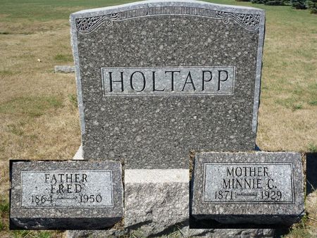 SCHULTZ HOLTAPP, MINNIE C. - Calhoun County, Iowa | MINNIE C. SCHULTZ HOLTAPP 