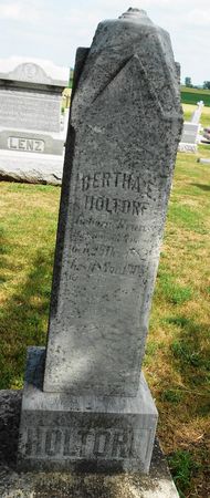 BRUNS HOLTORF, BERTHA - Calhoun County, Iowa | BERTHA BRUNS HOLTORF 