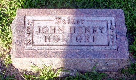 HOLTORF, JOHN HENRY - Calhoun County, Iowa | JOHN HENRY HOLTORF 