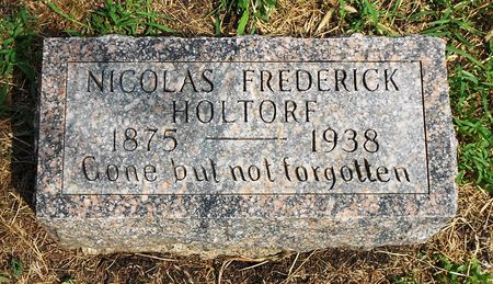 HOLTORF, NICOLAS FREDERICK - Calhoun County, Iowa | NICOLAS FREDERICK HOLTORF 