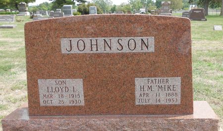 JOHNSON, HENRY MELVIN - Calhoun County, Iowa | HENRY MELVIN JOHNSON 