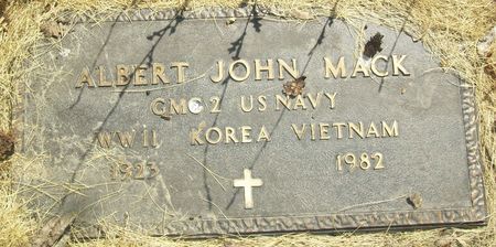 MACK, ALBERT JOHN - Calhoun County, Iowa | ALBERT JOHN MACK 