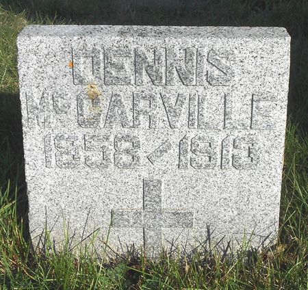 MCCARVILLE, DENNIS S - Calhoun County, Iowa | DENNIS S MCCARVILLE 