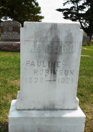 ROBINSON MCCORD, PAULINE - Calhoun County, Iowa | PAULINE ROBINSON MCCORD 