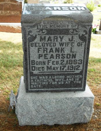 PEARSON, MARY J - Calhoun County, Iowa | MARY J PEARSON 